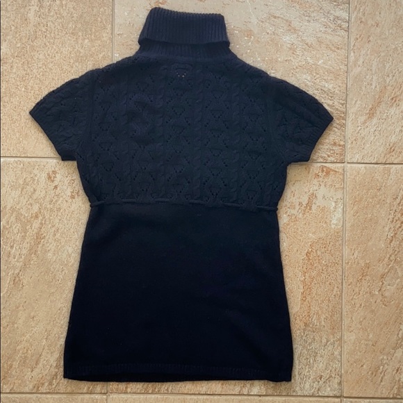‘MICHAEL KORS’ Black Short Sleeve Turtleneck - Picture 5 of 7